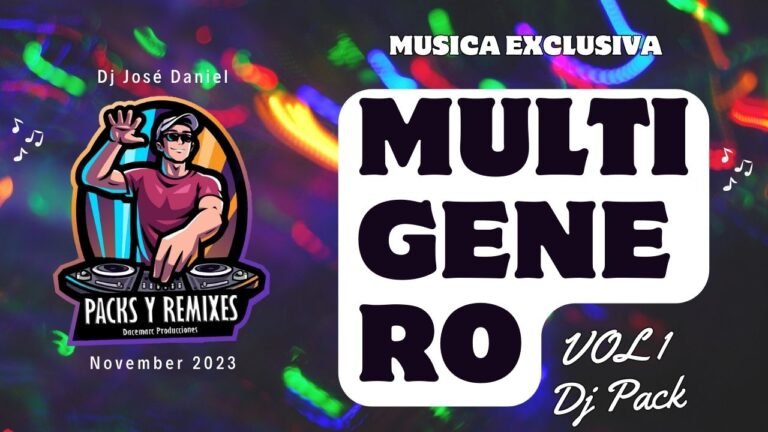 Lee más sobre el artículo Musica Exclusiva – Multigenero vol 1 – Dj pack