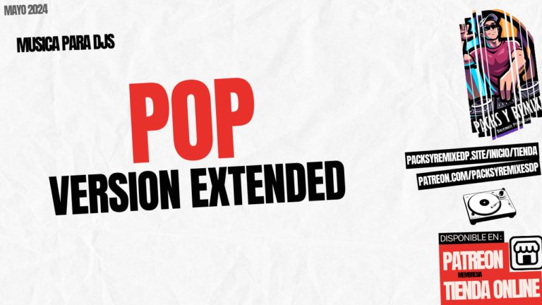 Lee más sobre el artículo POP ROCK en Español Extended Dj Pack – Mayo 2024