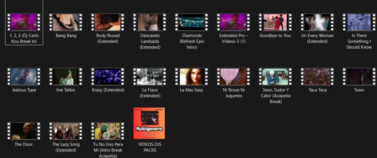 Lee más sobre el artículo Videos Multigenero – Video Pack para Djs